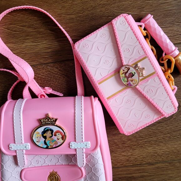 Disney Princess Style Trendy Traveler Backpack Clutch Lipstick Credit Card Pink - Picture 11 of 15